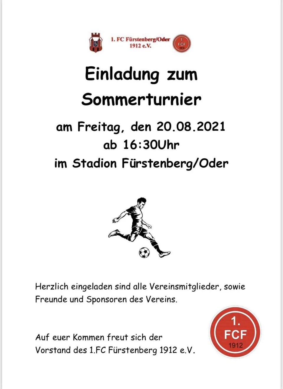 Fußballturnier im Fürstenberger Stadion – Bild 1