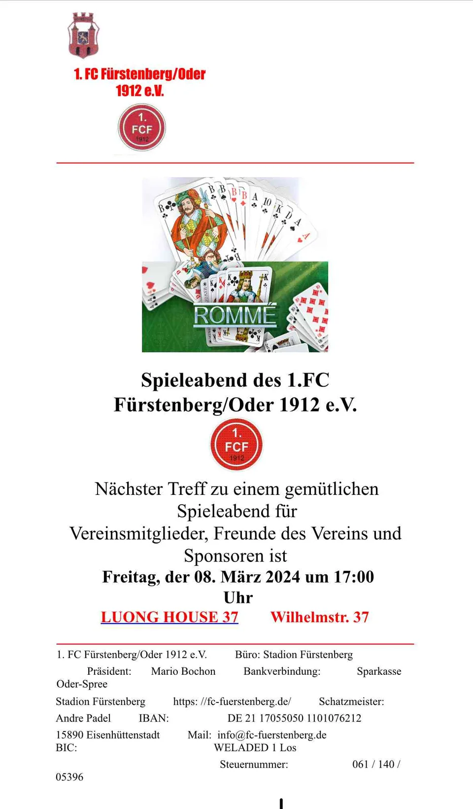 Spieleabend im Luong House – Bild 1